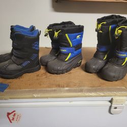 3 Toddlers SOREL Snowboots New