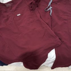 Burgundy Figs Scrubs