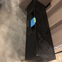 Long Black TV Stand 