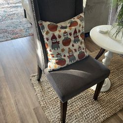 Two Accent Chairs And Center Bistro Table 