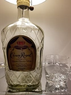Crown Royal Bottle Lamp