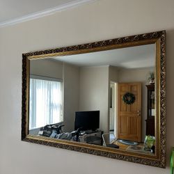 Vintage Gold Wall Mirror