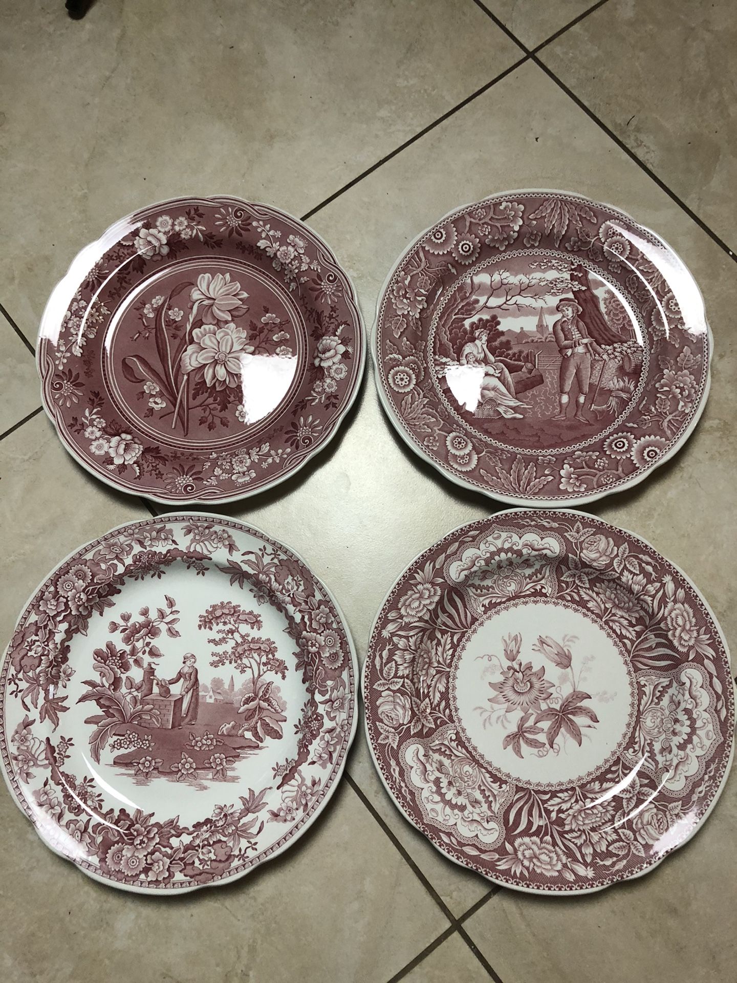 Lot of 4 Spode Archive Collection Georgian Series
