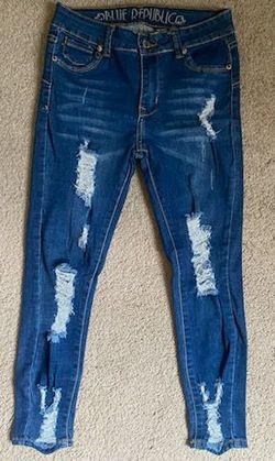 Blue Republic Distressed womens Skinny Jeans