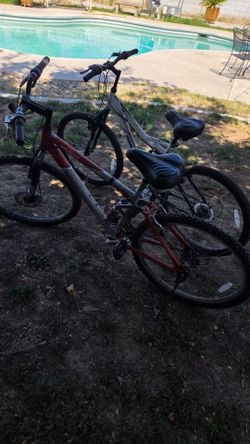 MOUNTAIN BIKES.