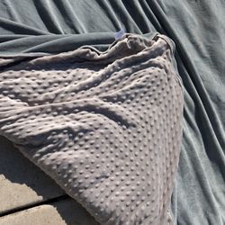 15 Lb Weight Blanket (cotton - Washable Cover) 80" X 60" Queen