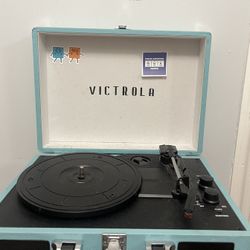 Baby Blue Record Player
