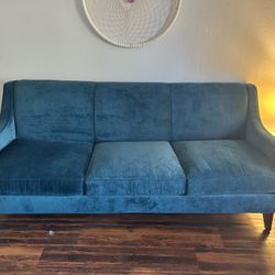 Modern Teal Couch