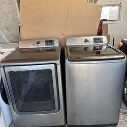 Samsung Top Load Washer And GAS dryer Set 