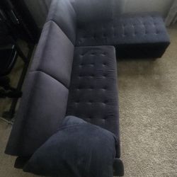 L-Shaped Sectional Sofa with Storage