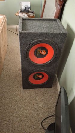 2x 12" Subswoofer and box