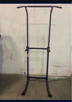 New Power Tower Pull Up Bar, 330lbs Weight Capacity, Black