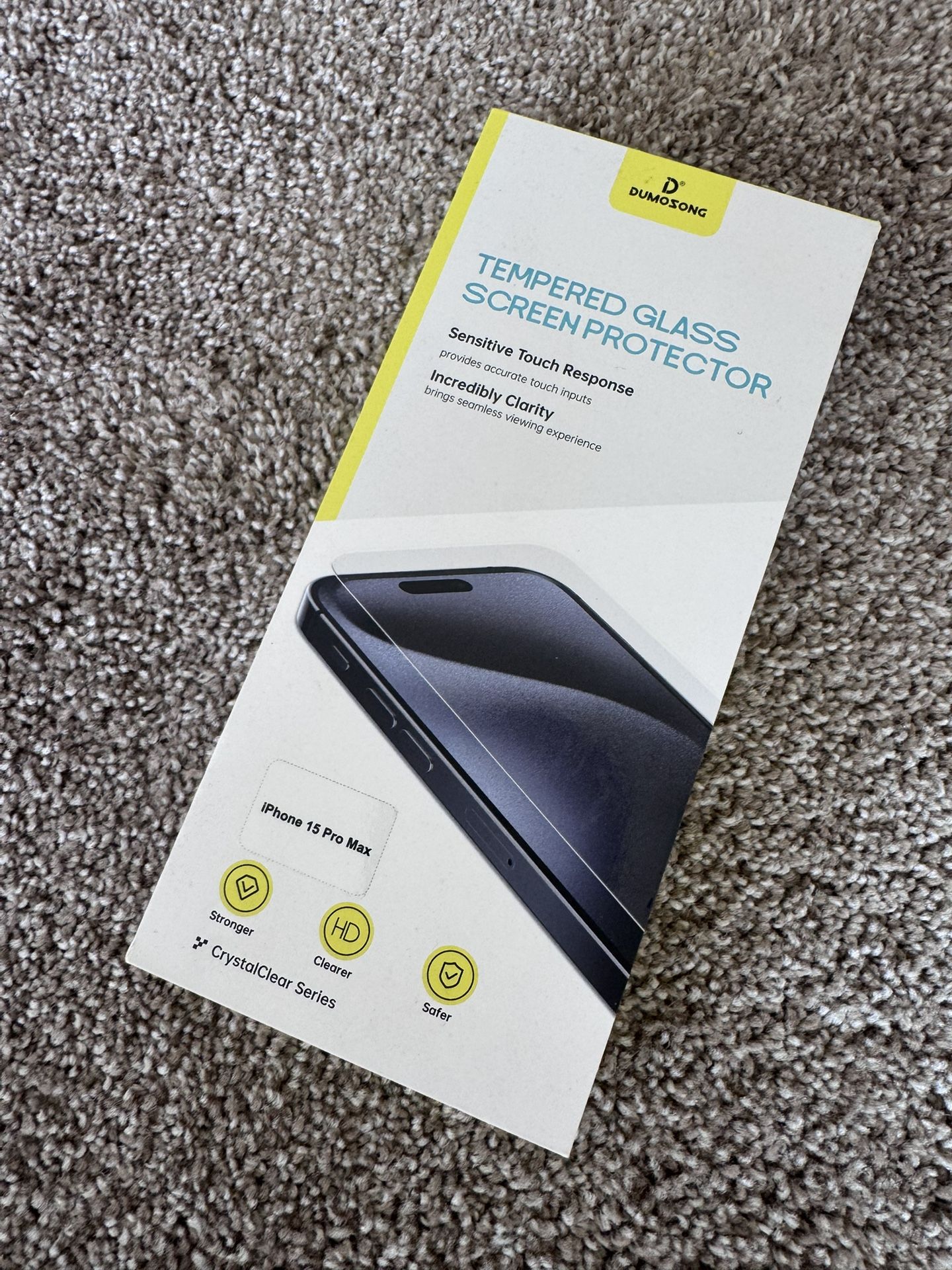 iPhone 15 Pro Max Screen Protector - 3 Pack