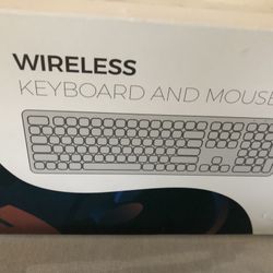 Brand new wireless keyboard and mouse black color do