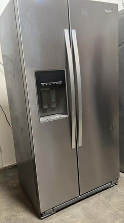 Whirlpool Side-by-Side Stainless Steel Fridge
