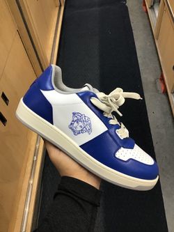 Versace Medusa Low-Top Sneakers Blue White