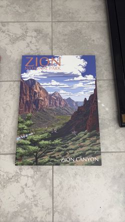 Zion National Park Canyon Art Print