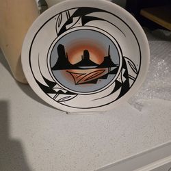 Pottery with stand