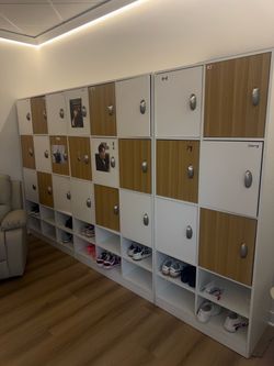 Commercial Gym / Spa Locker Cabinets with Shoe Storage