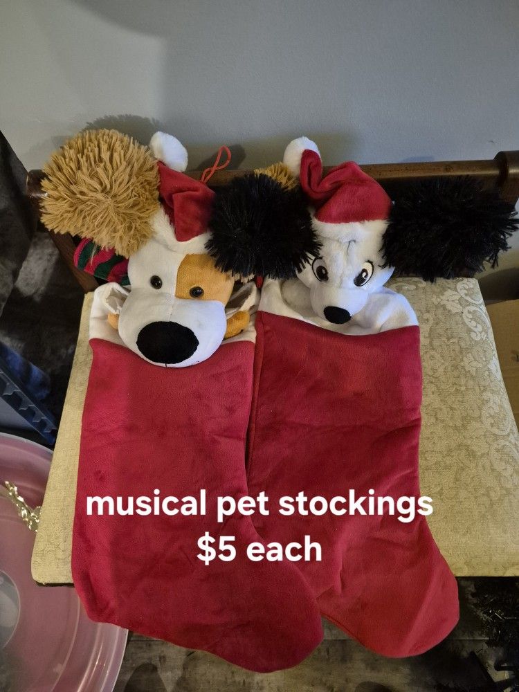 Musical Pet Stockings