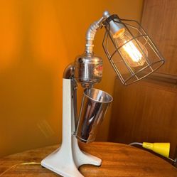 Vintage Malt Machine Lamp