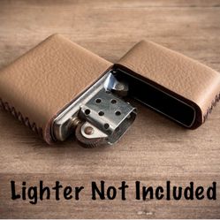 Genuine Leather Case for Zippo Lighter Standard Size (Made in USA 🇺🇸)