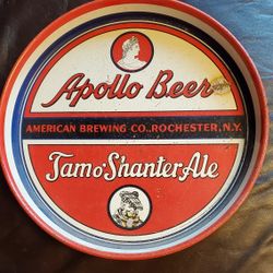 Vintage Apollo Beer Tray