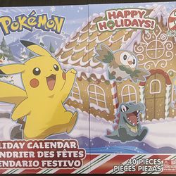 Pokemon Holiday Calendar Happy Holidays 24 Gifts Advent For Kids Decor