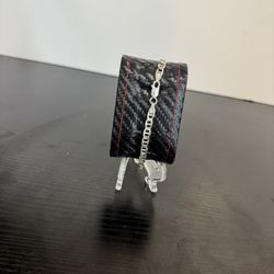 925 Sterling Silver Chain Bracelet with Lobster Clasp