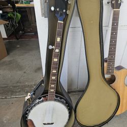 Banjo With Case