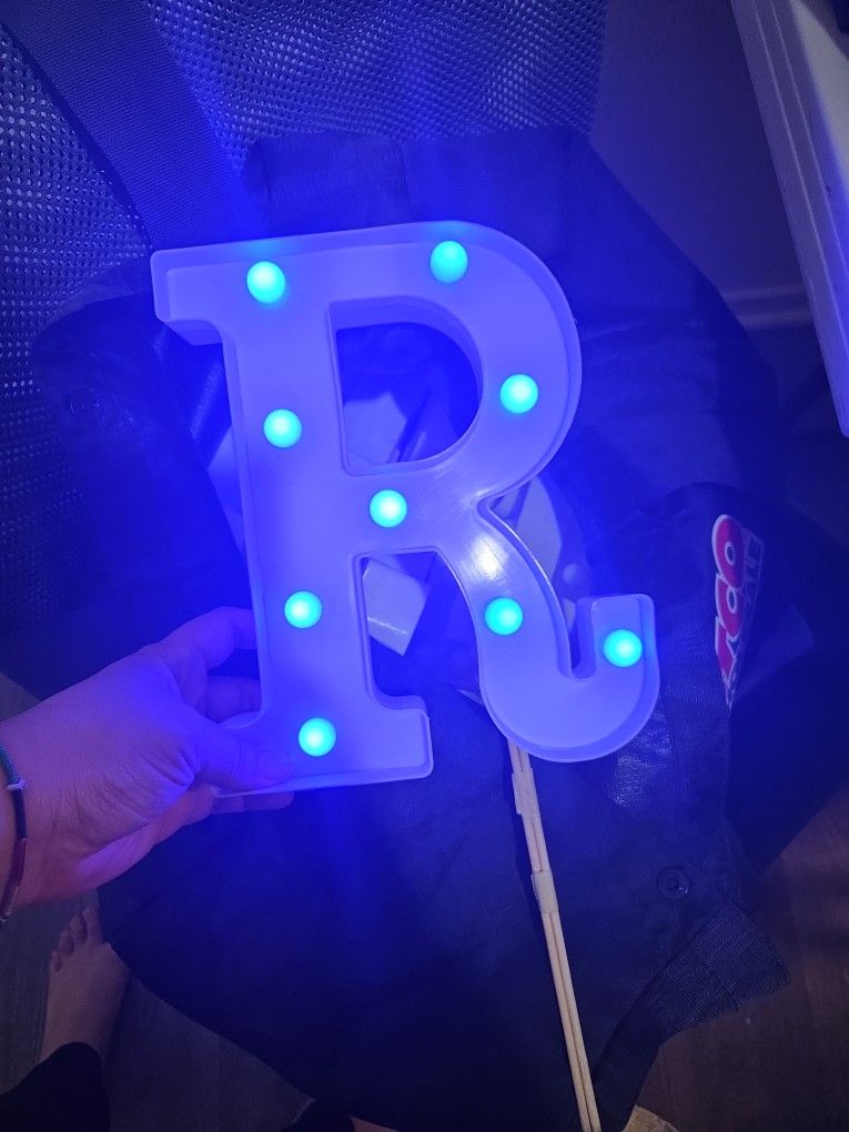 "MARRY ME" Lights In Blue