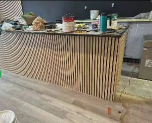 Eco-Friendly Acoustic Grid Panels for Living Room