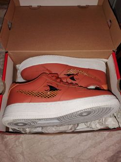 Nike Air Force 1 Low Orange Sneakers