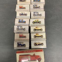 Very Small Antique Plastic Cars