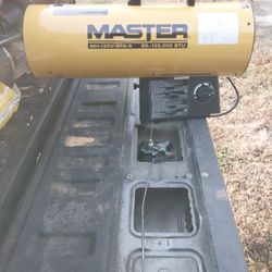New Master Propane Forced Air Torpedo Heater 125,000 BTU Located In Southmont North Carolina 