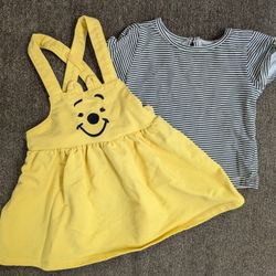 Disney Baby Winnie the Pooh Outfit Size 24 Months
