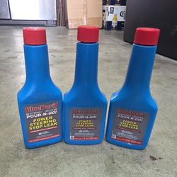 Lot Of 3 New Blue Devil Power Steering Stop Leak Sealer 