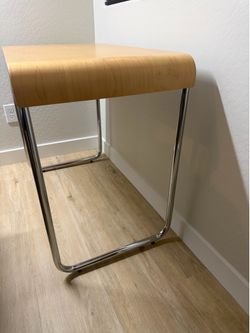 Vintage Bentwood Birch Writing Desk – Bauhaus Style