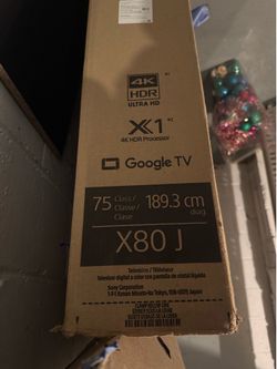 Sony Bravia 75 inch 4k smart tv