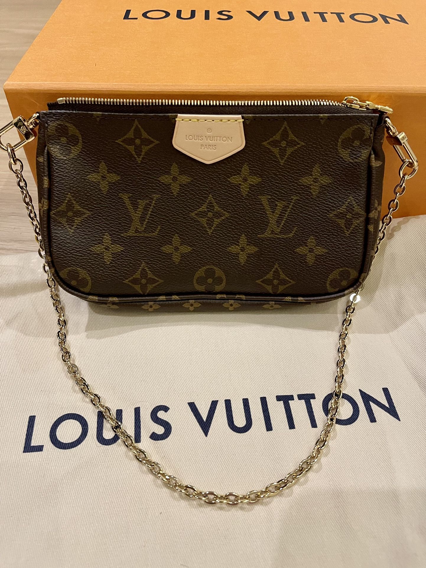 Louis Vuitton x Takashi Murakami Cherry Blossom Monogram Pink Color Bag  Pochette for Sale in Village, OK - OfferUp