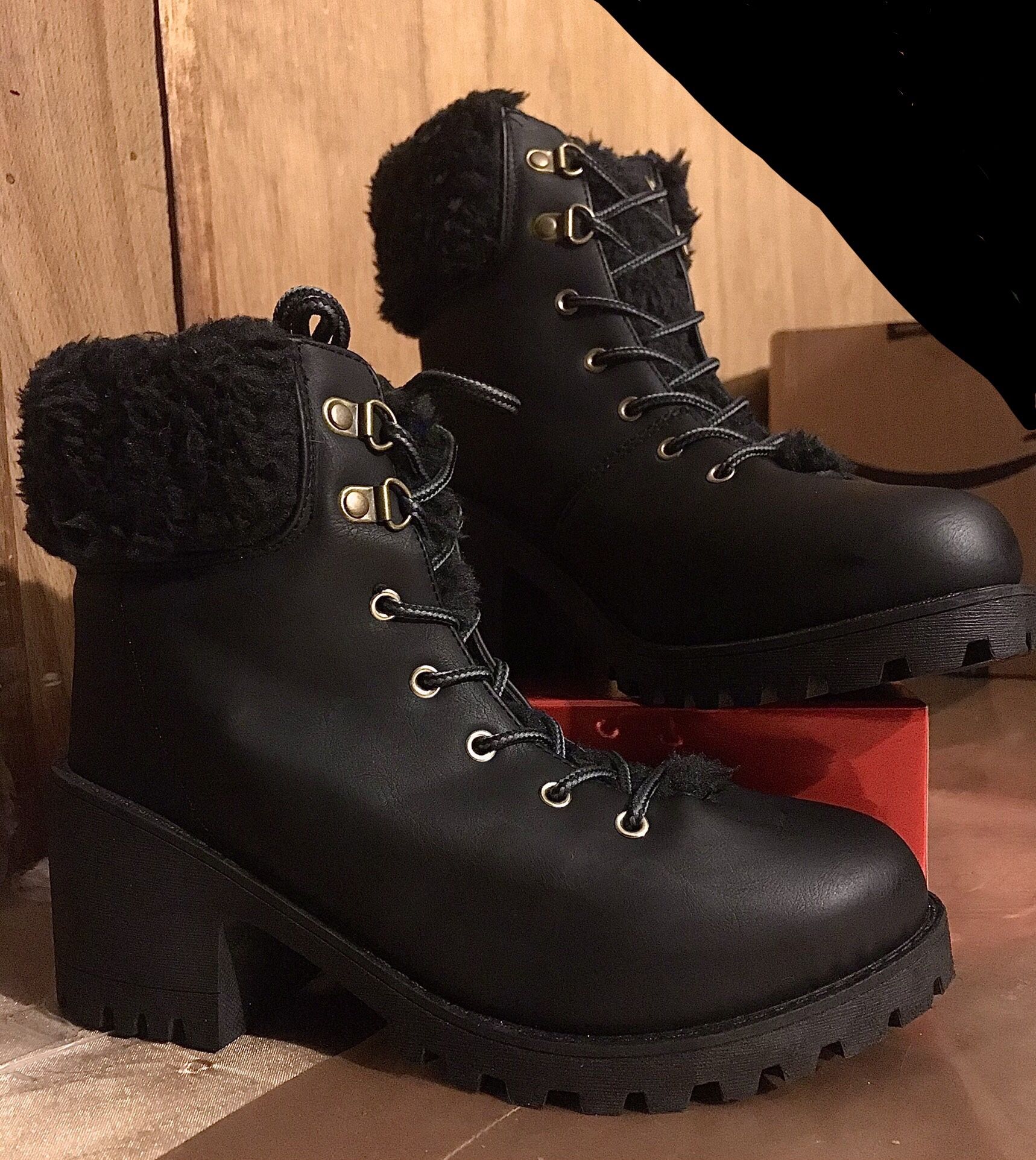 Chunky Heel Boots
