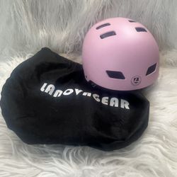 New Lanovagear Adjustable Pink Kids Bike Helmet Size M