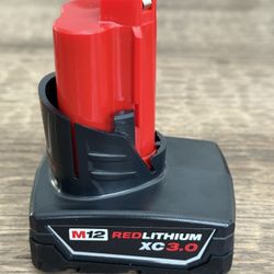 M12 Red Lithium XC 3.0 Brand New