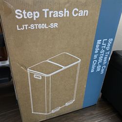 Stainless Steel Trash Bin New In The Box