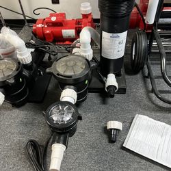 Above Ground Pool/Fountain 50 Square Foot Cartridge Filter With 1.5hp Pump And Motor 