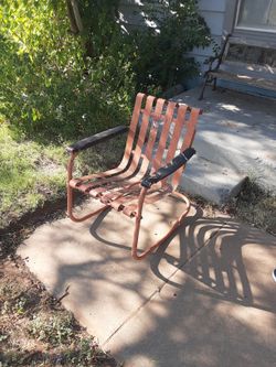 Outdoor Metal Rocking Chair 