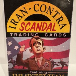 Rare Iran-Contra Scandal Trading Cards – complete deck, pristine  condition 