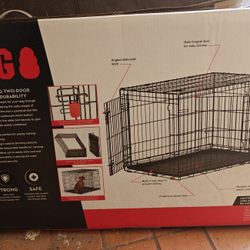 KONG Dog Crate - Ultra-Strong Double Door Wire 