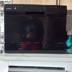 COMFEE’ Countertop Dishwasher, Portable Dishwasher, Multiple Place Settings & 8 Washing Programs, Speed, Baby-Care, ECO& Glass, Dish Washer