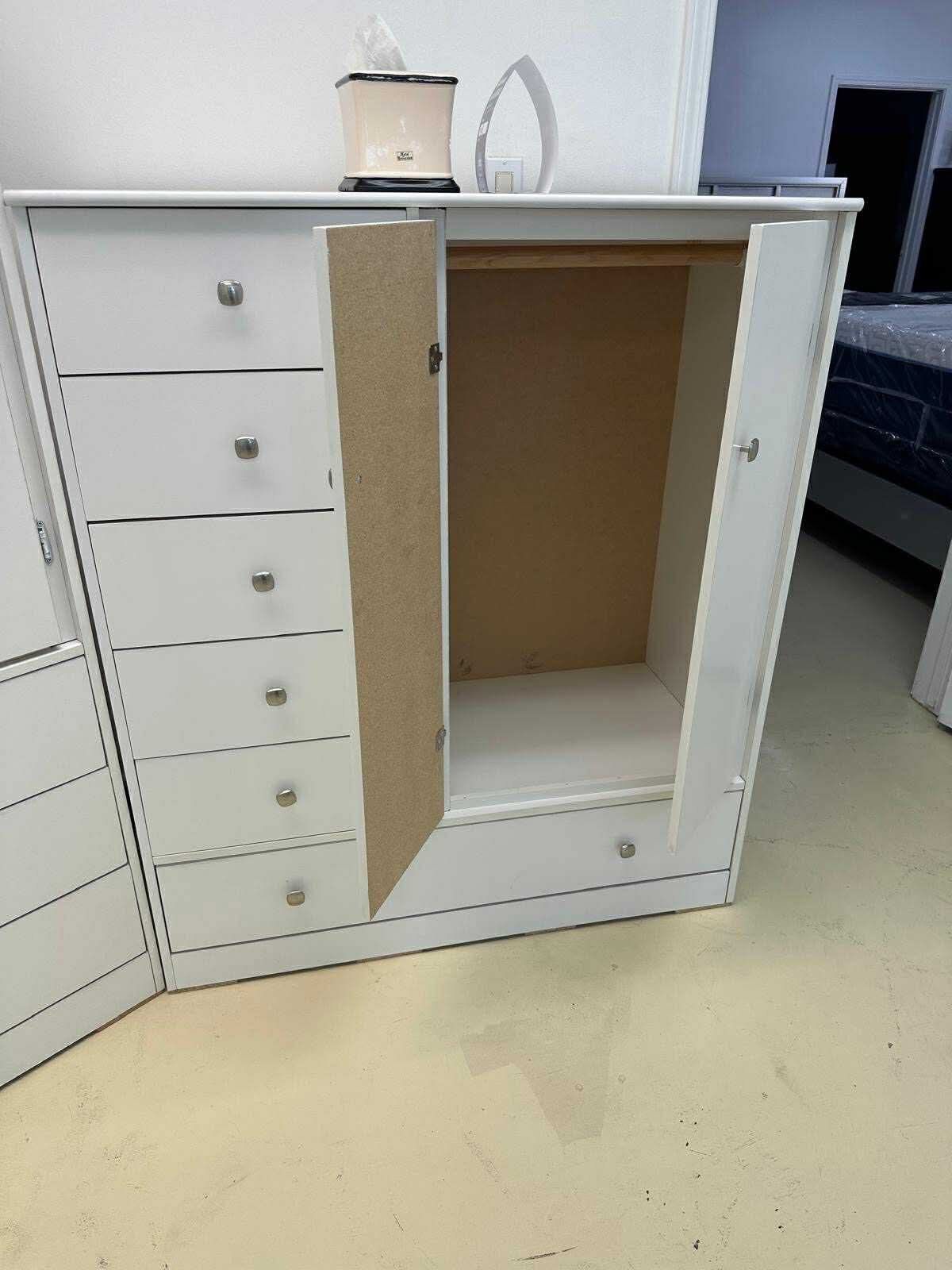 Pacoima Wardrobe White